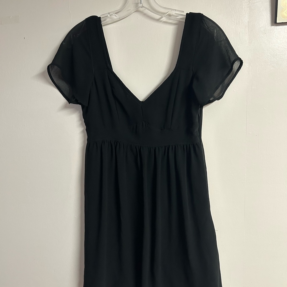Hollister Short Black Chiffon Dress